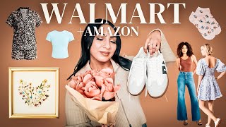 Midsize Walmart & Amazon Try On Haul and  Fabfitfun Spring Box  2025 - Arapana Sadeo