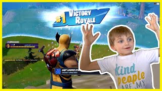 Clark's First Fortnite Victory Royale (FIRST GAME)