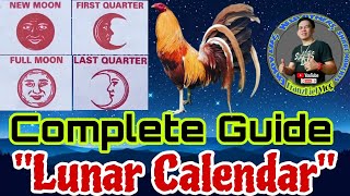 Lunar Calendar, How to read? Paano basahin ang Lunar Calendar? Moon Phases