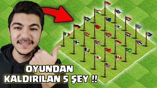 OYUNDAN KALDIRILAN 5 ŞEY !! #3 -  Clash Of Clans