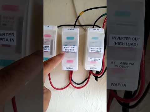 Solar panel circuit breaker installation Urdu hindi | NEW SOLAR SYSTEM INTERRUPTER SETUP.