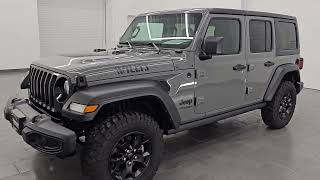 2021 JEEP WRANGLER UNLIMITED WILLYS SPORT STING GRAY 4K WALKAROUND 14977Z