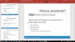 Web Programming 1 - Chapter 14 Lecture - Fall 2016