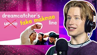 HONEST REACTION to introducing dreamcatcher's u̶n̶n̶i̶e̶ fake maknae line ✌️