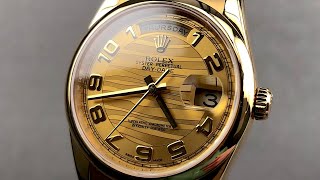 Rolex Oyster Perpetual Day-Date 118208 Rolex Watch Review