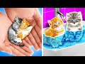 SELAMATKAN ANAK KUCING INI || Ide dan Trik DIY untuk Pemilik Peliharaan Cerdas! Gadget oleh 123 GO!