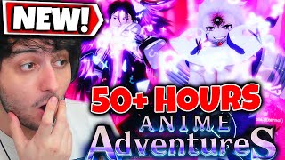 I Spent 50+ HOURS on the NEW Christmas Update in Anime Adventures Roblox