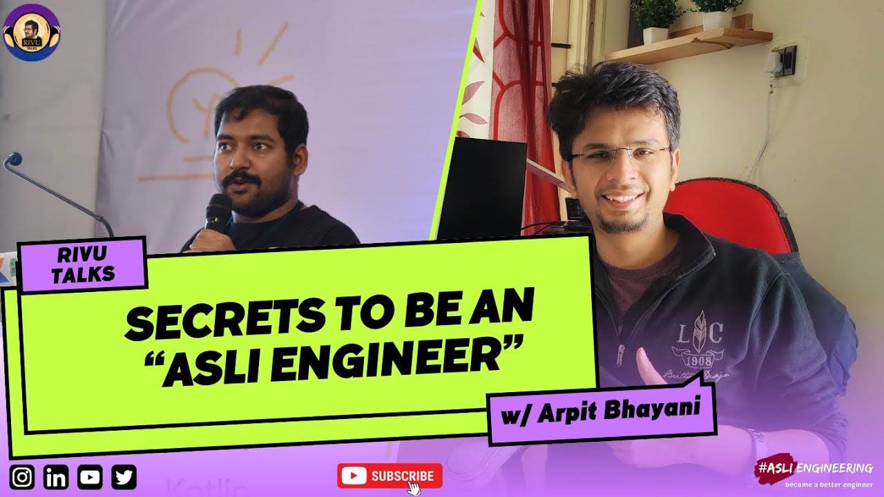 Interview With Arpit Bhayani Asliengineering Youtube