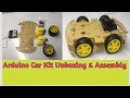 Arduino 4WD Robot Car Kit Unboxing & Assembling Process | Arduino Car Chassis @technologyguide5