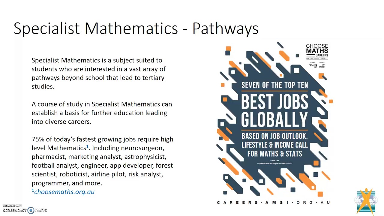 Specialist Mathematics - YouTube