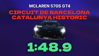 FSSC - Barcelona Historic GP 1:48.9 - Mclaren 570S GT4 | iRacing