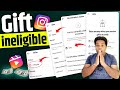 Instagram Gifts Ineligible | Ineligible country or region Instagram | Instagram send gifts