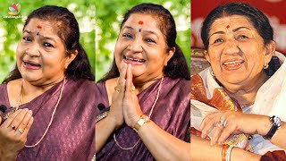 KS Chithra's Birthday Tribute to Lata Mangeshkar | Lag Ja Gale Live Singing #Shorts