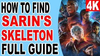 How to Find Sarin's Skeleton Missing Skull Head - Baldur's Gate 3 PS5 Console Controller
