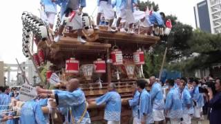 平成28年4月3日 東灘区本住吉神社二十八代目宮司襲名披露曳行（西區）