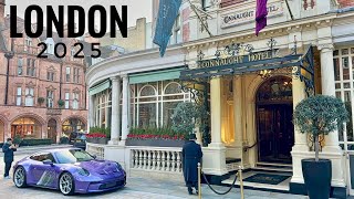 London City Tour 2025 | 4K HDR Virtual Walking Tour around the City | London Winter Walk 2025