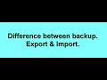 partial backup export & import in mikrotik router.