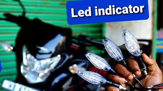 honda sp 125 bs6 Led indicator🤩| honda sp 125 | led indicator| Modification