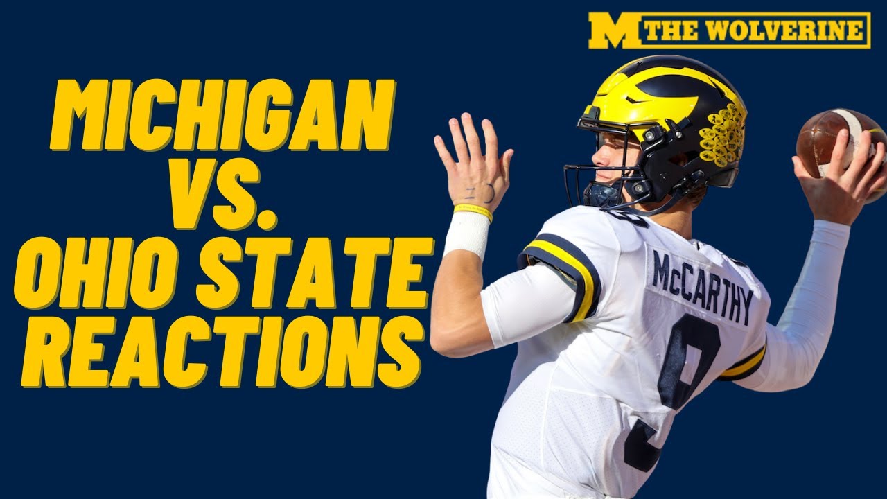 Michigan Football Beats Ohio State AGAIN | | Postgame Reactions ...