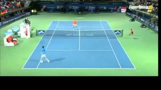 Roger Federer vs Novak Djokovic Highlights 2015 Dubai Final