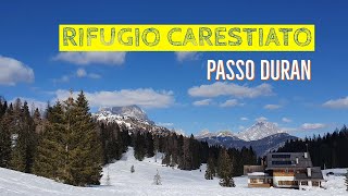 Gita fuoriporta al Rifugio Carestiato - Passo Duran - Dolomiti Venete