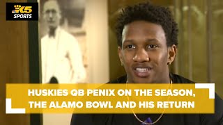 Huskies QB Penix on the season, Alamo Bowl, and coming back