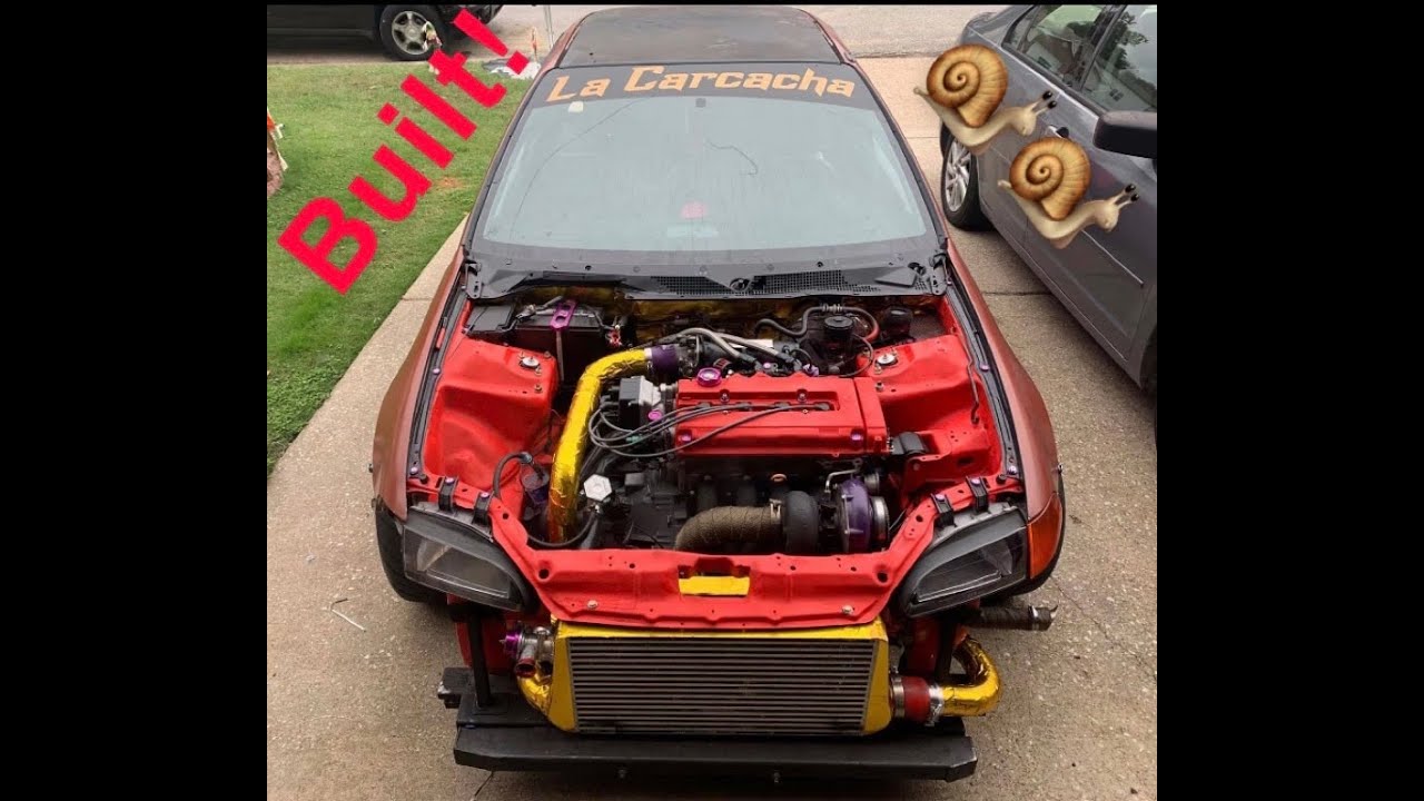 Built & Boosted B20 VTEC First Start/Drive! - YouTube