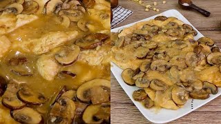 Petto di pollo cremoso ai funghi: il piatto delizioso, semplice e veloce!