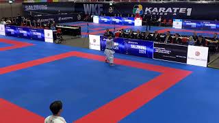 Ariel Torres Gutierrez kata Ohan dai Karate1 series A Salzburg 2024 finals male kata