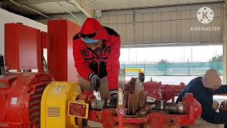 basic tutorial how to change graphite rope seal at electric fire pump