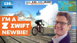 Zwift Newbie! My first ride: Getting started on Zwift