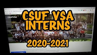 CSUF VSA Interns (2020-2021)