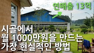 농촌에서 월소득 1000만원 만드는 방법 (귀농, 시골, 농업)