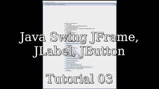 Java Swing JFrame, BoxLayoutAxis, JLabel, JButton Tutorial 03 #java #swing #jframe #boxlayout #gui