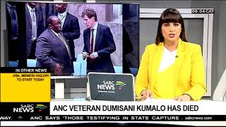 ANC veteran Dumisani Kumalo has died