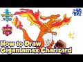 How to Draw Gigantamax Charizard from Pokemon | Easy step by step drawing