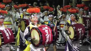 盛岡さんさ踊り20160803　パレードの山岸さんさ踊り保存会　パート１