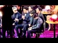 Trevor Noah chats w/ BTS as Lady Gaga watches from stage - LIVE Grammy Audience 2022