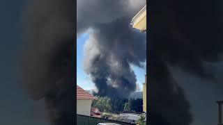 incêndio em fábrica de pneus em Penafiel