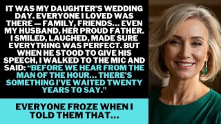 At My Daughterās Wedding, I Revealed the Secret Her Father Hid Since She Was Born...