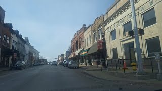 Driving Downtown New Castle, Indiana ASMR