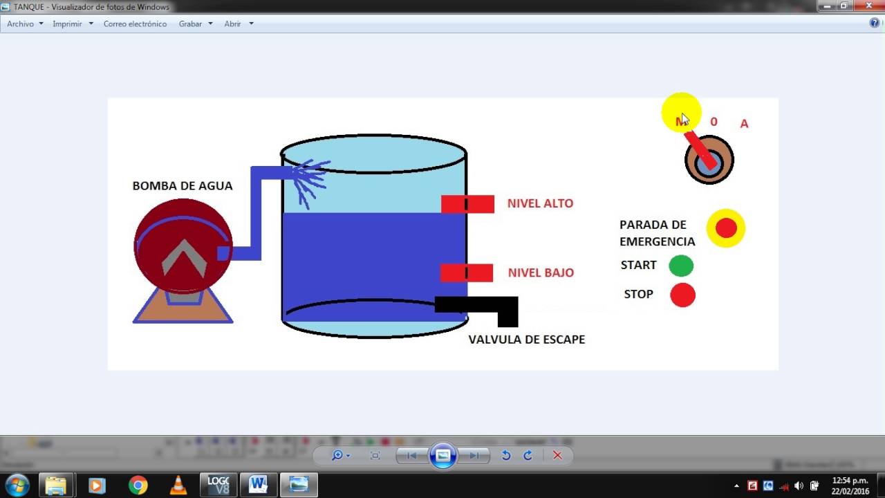 Control De Llenado De Tanque Youtube