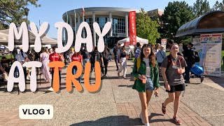 TRU I'm back! Vlog # 1 My Experience at Thompson Rivers University in Kamloops