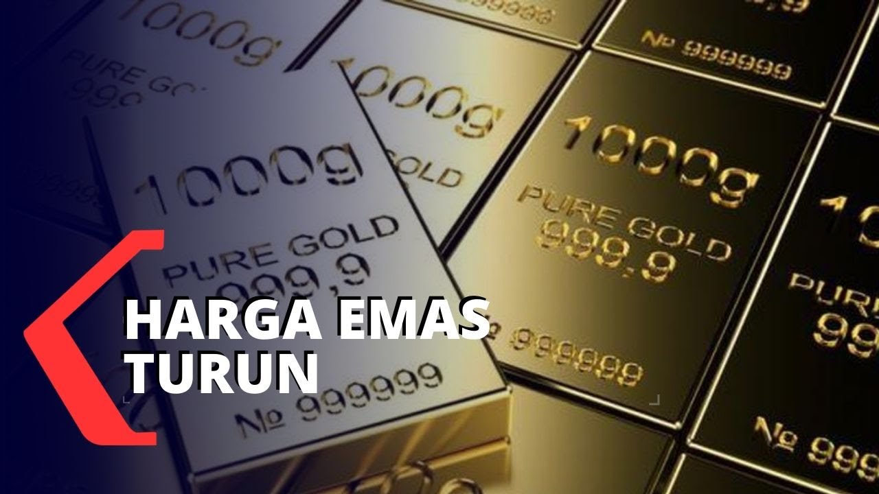 Harga Emas Antam Mulai Turun - YouTube