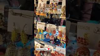 beautiful jhumkas at besant road in Vijayawada #youtubeshorts #shortsfeed