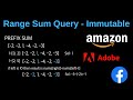 Leetcode - 303 Range Sum Query - Immutable (Easy) in Java,Python