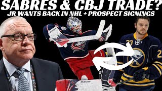 NHL Trade Rumours - Huge Sabres & CBJ Trade? Rutherford wants back in NHL, Prospect Signings + More