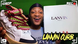 LANVIN CURB SNEAKER UNBOXING + ON FEET!