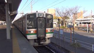 K110編成+B102編成快速中津川行き　駅列車特集　JR中央本線　高蔵寺駅6番線　その5