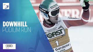 Otmar Striedinger (AUT) | 2nd place | Men's Downhill | Val Gardena | FIS Alpine